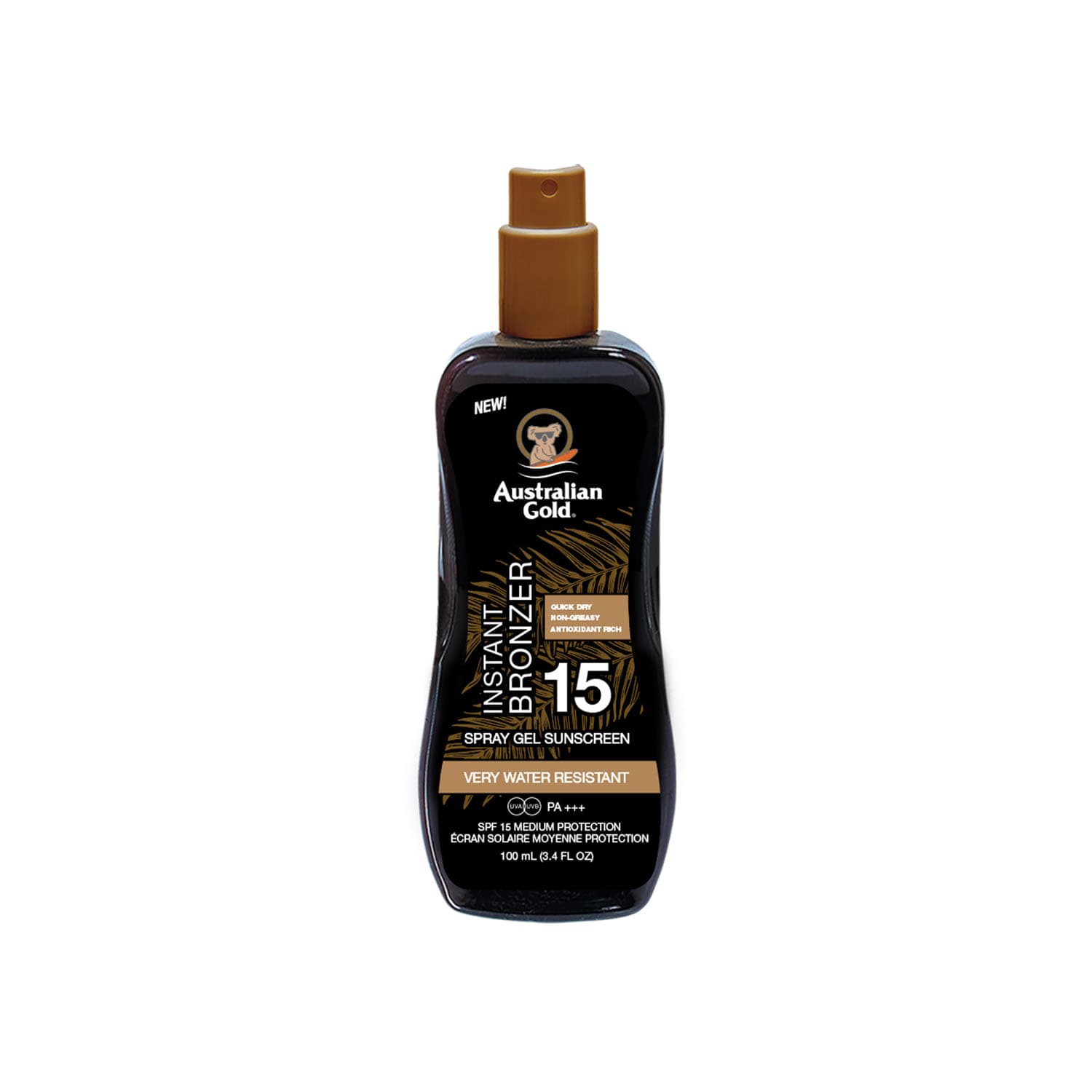 Spf 15 Spray Gel con Effetto Bronze - Travel Size