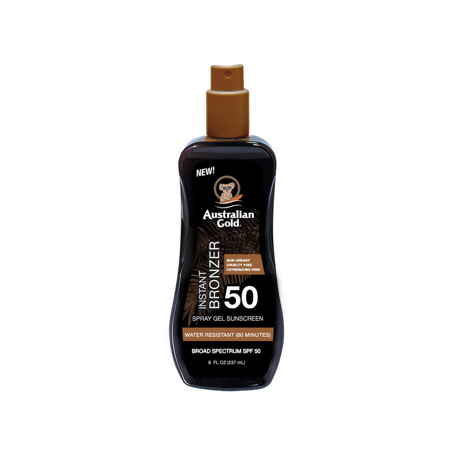 Spf 50 Spray Gel con Effetto Bronze