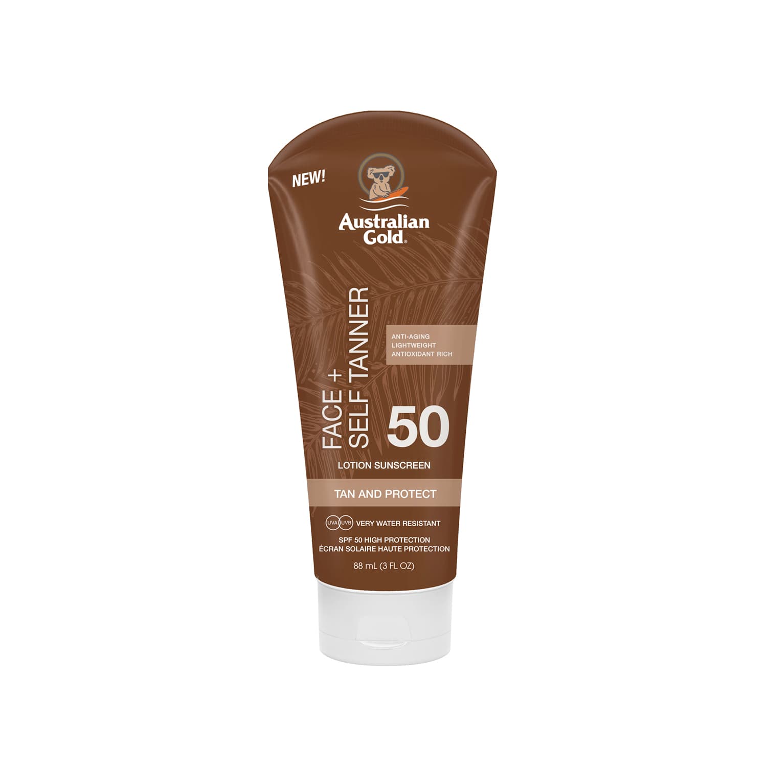 Spf 50 Face+ Self Tanner Lotion